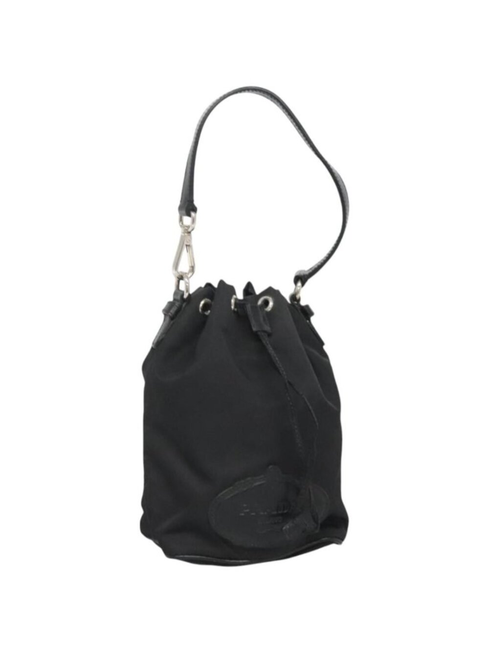 PRADA Hand Pouch Nylon Black